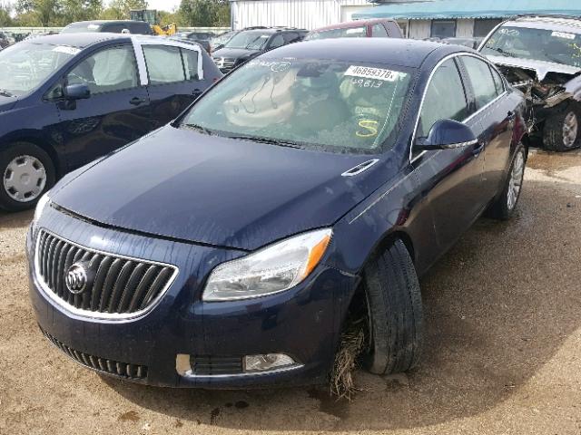 2G4GR5EK3C9139329 - 2012 BUICK REGAL 蓝色 照片 2