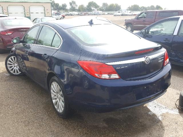2G4GR5EK3C9139329 - 2012 BUICK REGAL 蓝色 照片 3