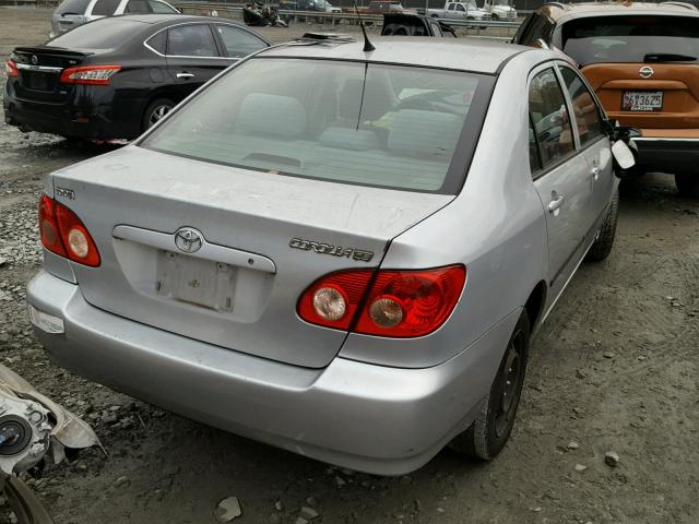 1NXBR32E78Z947397 - 2008 TOYOTA COROLLA CE GRAY photo 4