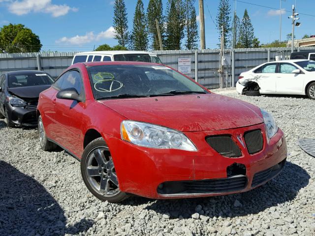 1G2ZH178164134927 - 2006 PONTIAC G6 RED photo 1