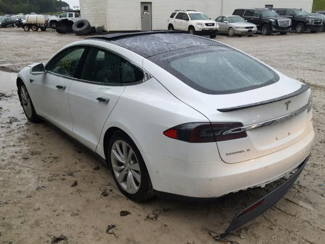 5YJSA1E27GF132268 - 2016 TESLA MODEL S WHITE photo 3