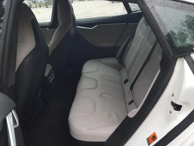 5YJSA1E27GF132268 - 2016 TESLA MODEL S WHITE photo 6