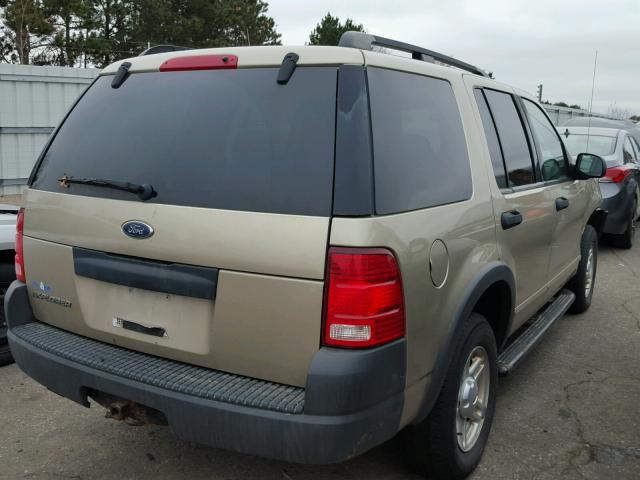 1FMZU72K33ZA18202 - 2003 FORD EXPLORER X GOLD photo 4