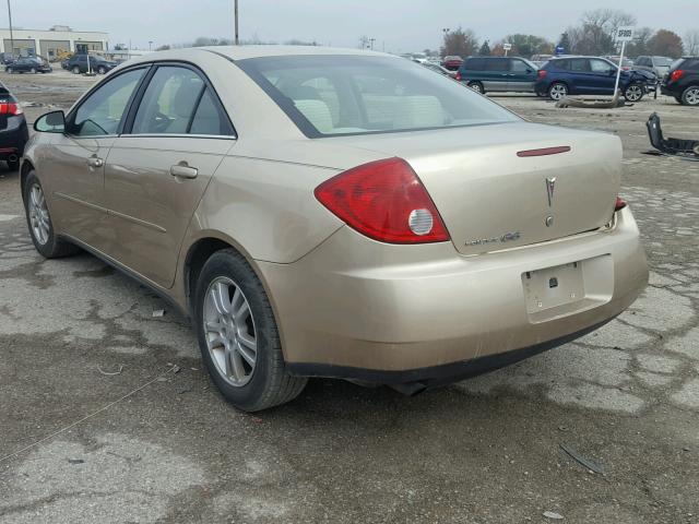 1G2ZF57B664179192 - 2006 PONTIAC G6 SE GOLD photo 3