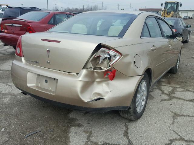 1G2ZF57B664179192 - 2006 PONTIAC G6 SE GOLD photo 4