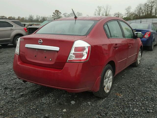 3N1AB6AP7AL601569 - 2010 NISSAN SENTRA 2.0 RED photo 4