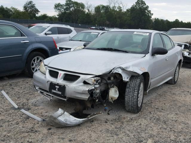 1G2NE52E95M110837 - 2005 PONTIAC GRAND AM S GRAY photo 2