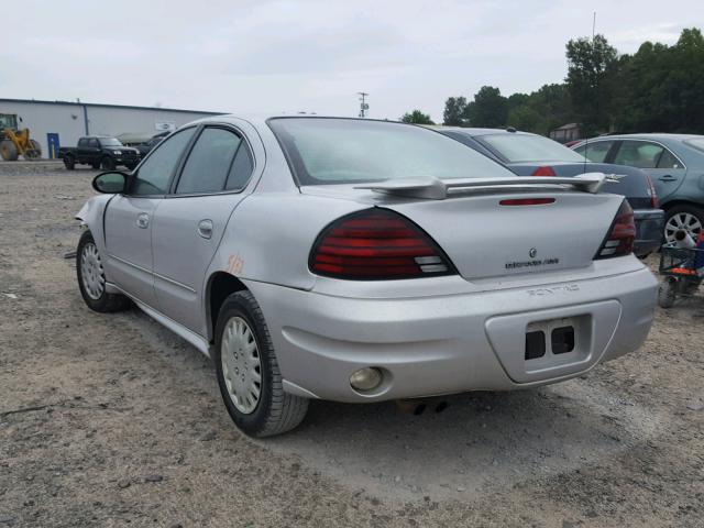1G2NE52E95M110837 - 2005 PONTIAC GRAND AM S GRAY photo 3
