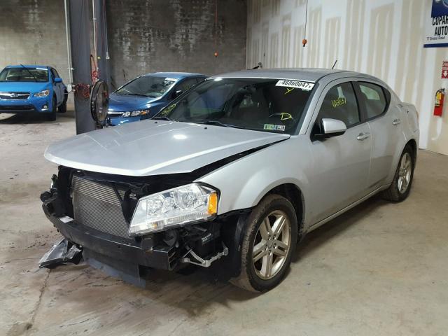 1B3BD1FB2BN537066 - 2011 DODGE AVENGER MA SILVER photo 2