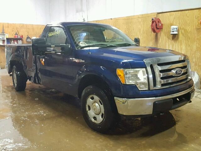 1FTVF14V29KA55082 - 2009 FORD F150 BLUE photo 1