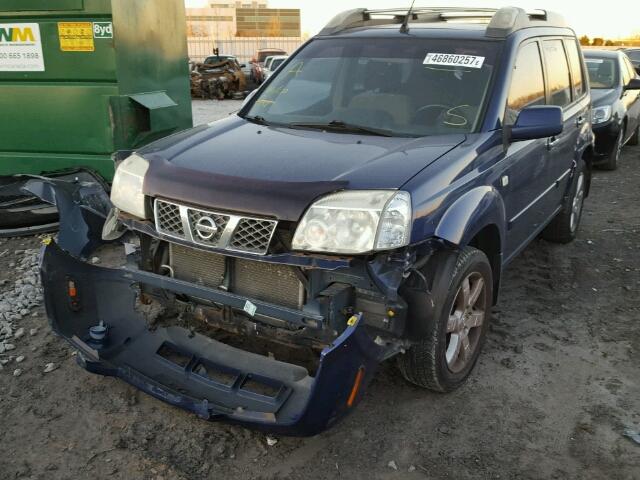 JN8BT08V86W206306 - 2006 NISSAN X-TRAIL XE BLUE photo 2