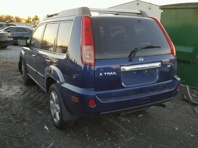 JN8BT08V86W206306 - 2006 NISSAN X-TRAIL XE BLUE photo 3