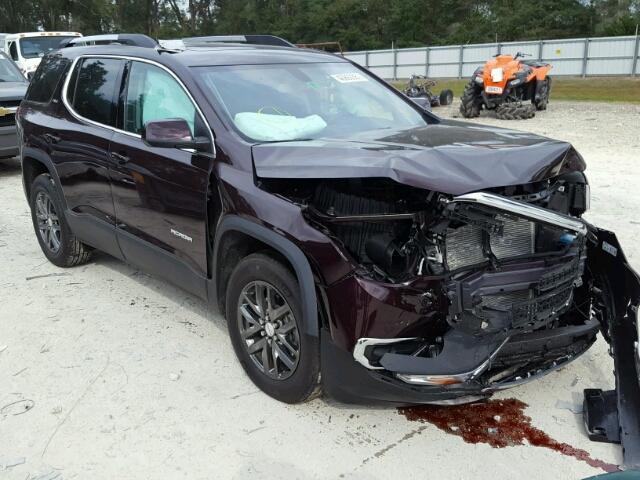 1GKKNULS8JZ121441 - 2018 GMC ACADIA SLT MAROON photo 1