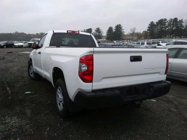 5TFNY5F16GX210874 - 2016 TOYOTA TUNDRA SR WHITE photo 3