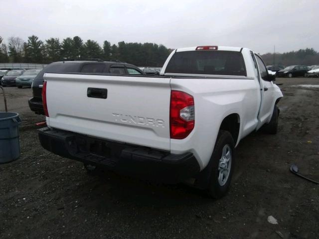 5TFNY5F16GX210874 - 2016 TOYOTA TUNDRA SR WHITE photo 4