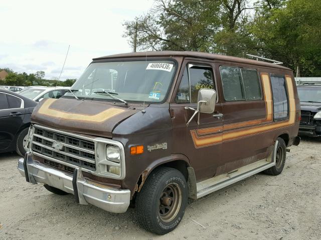 CGL2597129153 - 1979 CHEVROLET SPORTVAN G BROWN photo 2