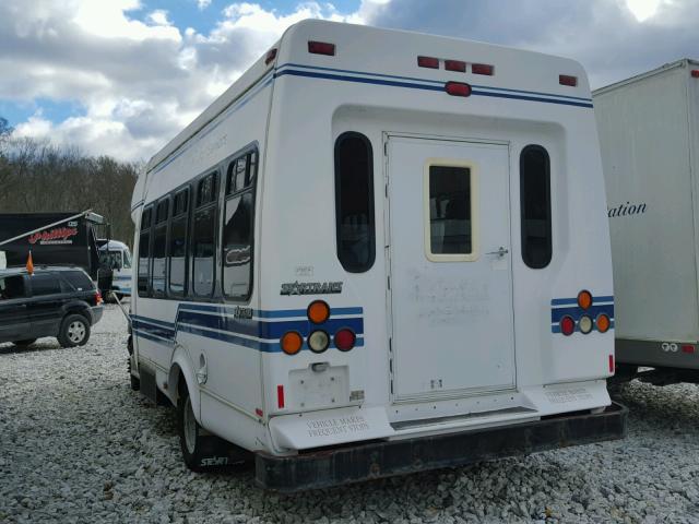 1FDWE35S71HB62116 - 2001 FORD ECONOLINE WHITE photo 3