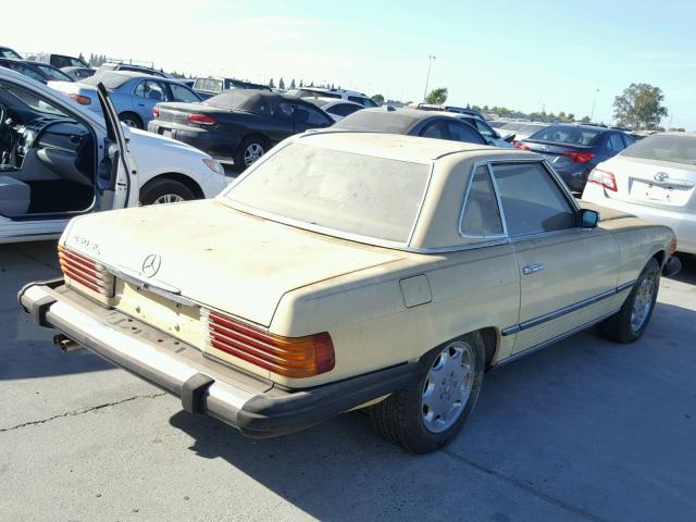 10704412022649 - 1975 MERCEDES-BENZ 450 SL YELLOW photo 4