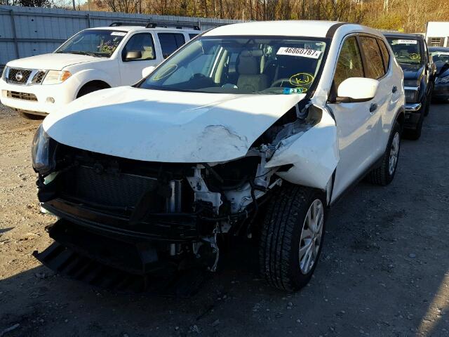 5N1AT2MV8GC809151 - 2016 NISSAN ROGUE S WHITE photo 2