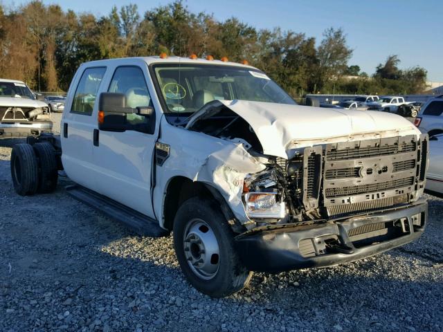 1FDWW36RX8EE58235 - 2008 FORD F350 SUPER WHITE photo 1