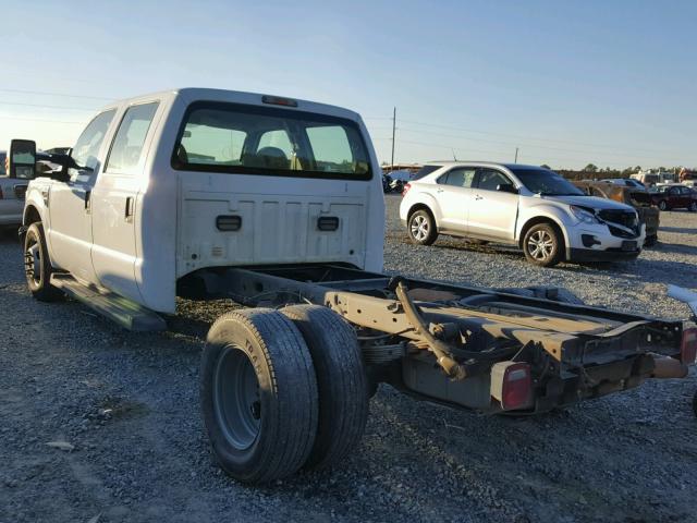 1FDWW36RX8EE58235 - 2008 FORD F350 SUPER WHITE photo 3