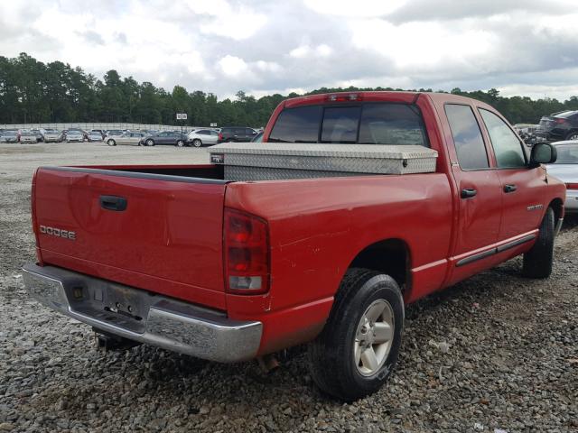 3B7HA18N82G120004 - 2002 DODGE PICKUP RED photo 4