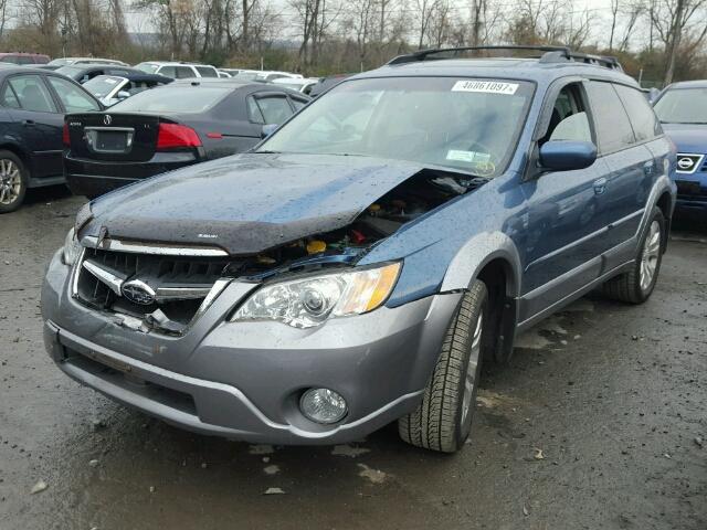 4S4BP66C597338681 - 2009 SUBARU OUTBACK 2. BLUE photo 2