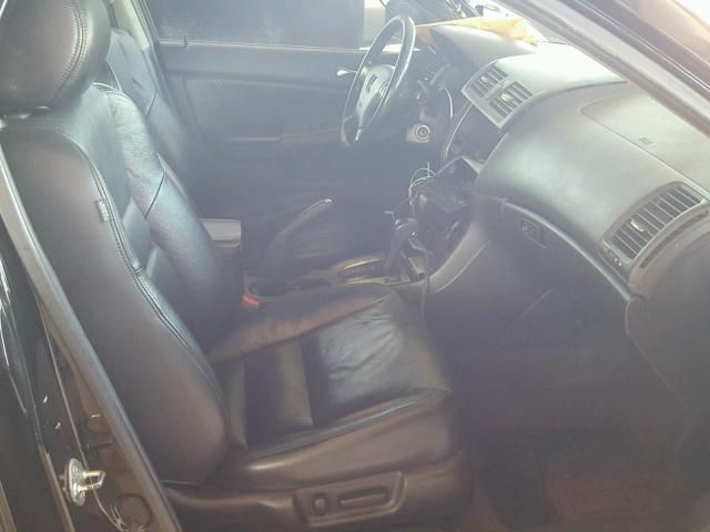 1HGCM66597A060601 - 2007 HONDA ACCORD EX BLACK photo 5