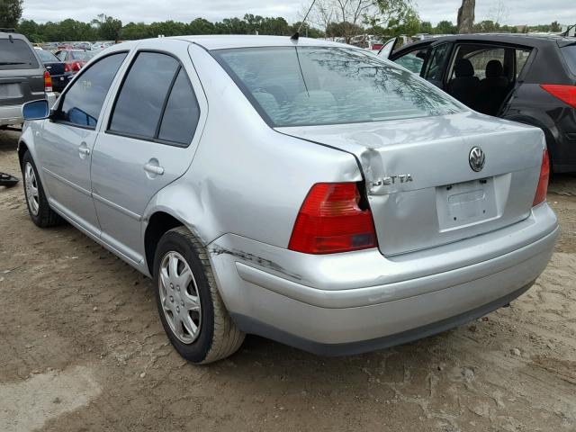 3VWSB69MX2M092968 - 2002 VOLKSWAGEN JETTA GLS SILVER photo 3