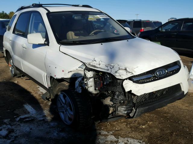 KNDJF723097558647 - 2009 KIA SPORTAGE L WHITE photo 1