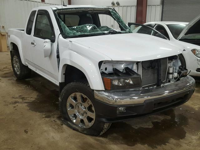 1GTJ6PFE8C8154511 - 2012 GMC CANYON SLE WHITE photo 1