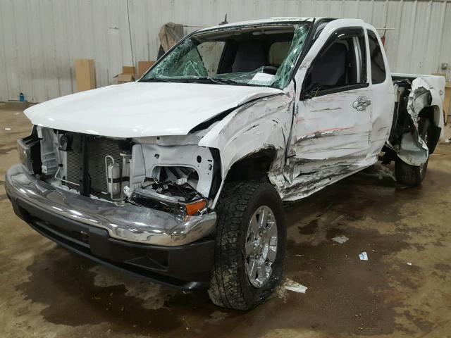 1GTJ6PFE8C8154511 - 2012 GMC CANYON SLE WHITE photo 2