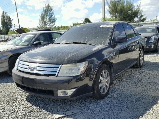 1FAHP24W49G117180 - 2009 FORD TAURUS BLACK photo 2