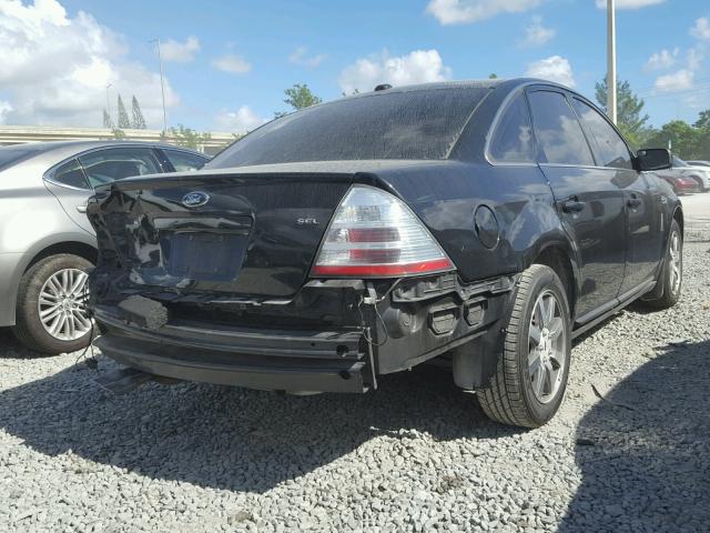 1FAHP24W49G117180 - 2009 FORD TAURUS BLACK photo 4