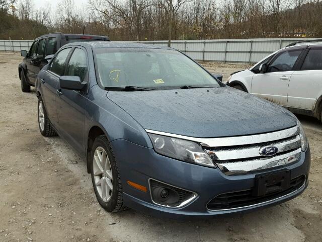 3FAHP0JG6CR362211 - 2012 FORD FUSION SEL BLUE photo 1