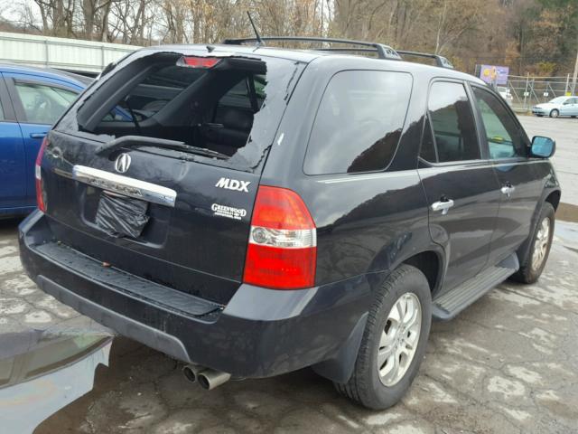 2HNYD189X3H528736 - 2003 ACURA MDX TOURIN BLACK photo 4