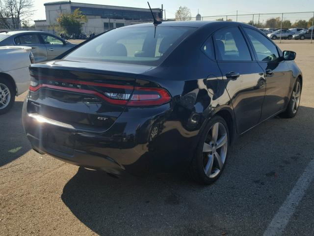 1C3CDFCB4DD346265 - 2013 DODGE DART LIMIT BLACK photo 4