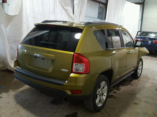 1C4NJCEB0CD565845 - 2012 JEEP COMPASS LA GREEN photo 4