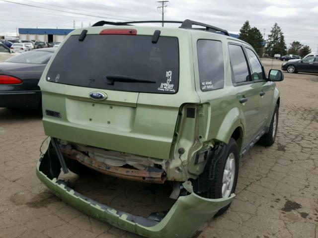 1FMCU03188KB66770 - 2008 FORD ESCAPE XLT GREEN photo 4