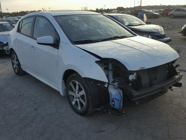 3N1AB6AP3CL727205 - 2012 NISSAN SENTRA 2.0 WHITE photo 1