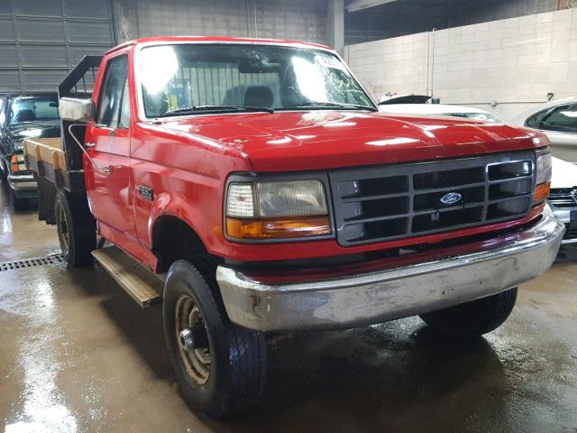 1FTHF26H9TLB43672 - 1996 FORD F250 RED photo 1