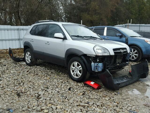 KM8JM12D48U728564 - 2008 HYUNDAI TUCSON GL SILVER photo 1