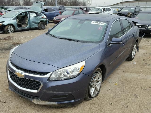 1G11C5SL9FF314602 - 2015 CHEVROLET MALIBU 1LT BLUE photo 2