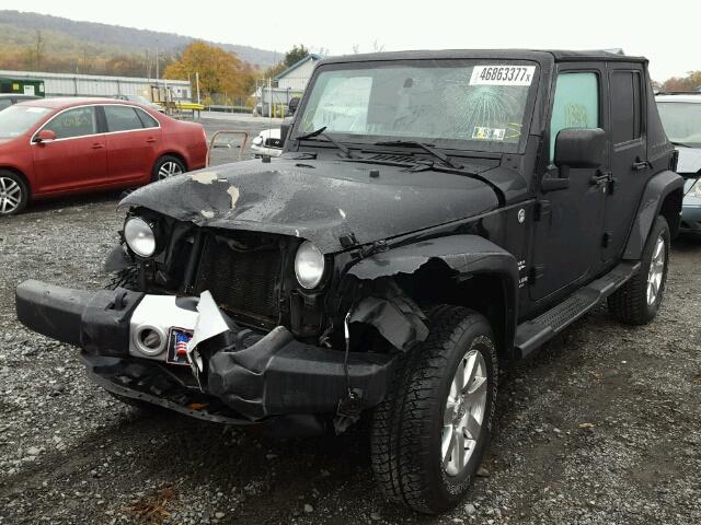 1J4BA5H18BL558884 - 2011 JEEP WRANGLER U BLACK photo 2