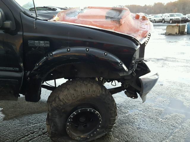 1FTSX31F32EA16370 - 2002 FORD F350 SRW S BLACK photo 9