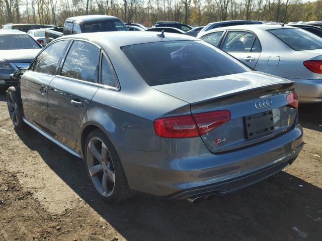 WAUBGAFL1EA038122 - 2014 AUDI S4 PREMIUM CHARCOAL photo 3