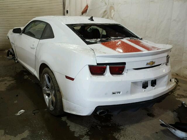 2G1FT1EW8A9217042 - 2010 CHEVROLET CAMARO SS Blanco foto 3