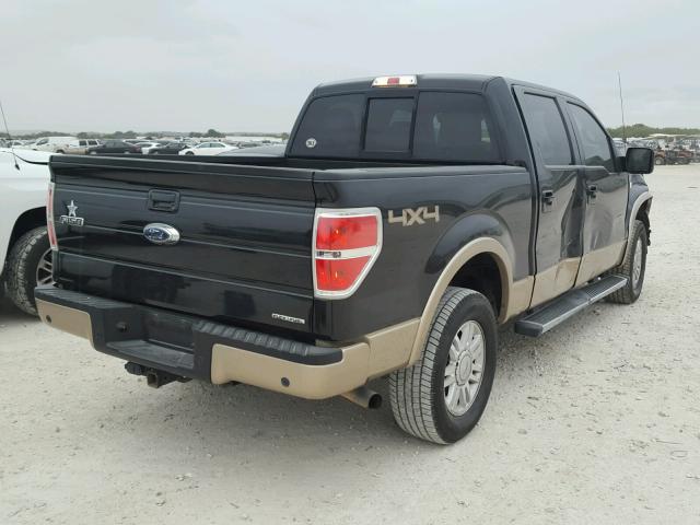 1FTFW1EF6CFB08507 - 2012 FORD F150 SUPER BLACK photo 4