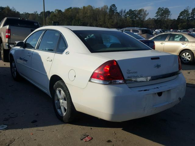 2G1WT58N589112219 - 2008 CHEVROLET IMPALA LT WHITE photo 3