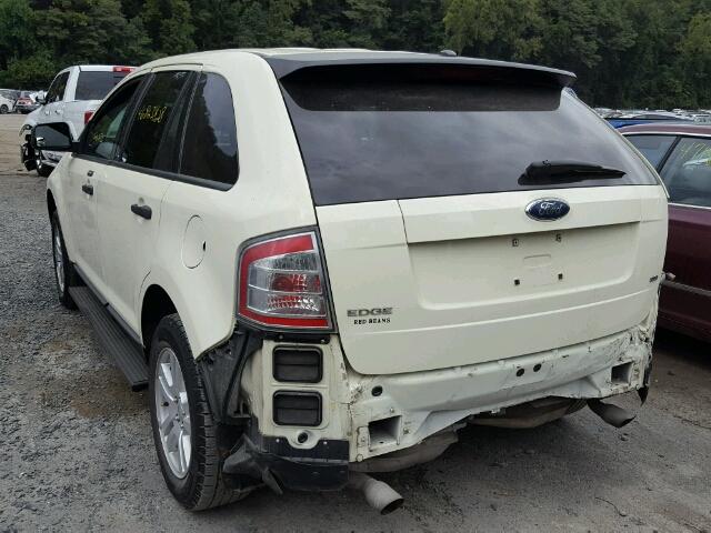 2FMDK36C88BB36333 - 2008 FORD EDGE SE CREAM photo 3